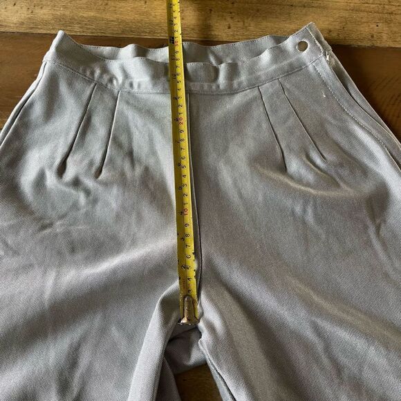 Vintage David David Silver Stirrup Pants - excellent condition - Picture 6 of 9